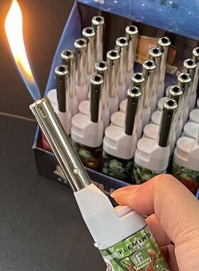 加长嘴充气明火打火机燃气灶厨房点火器蜡烛佛香打火机点火棒包邮