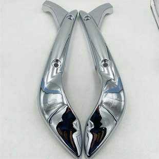 E侧板护罩电镀坐垫装 饰盖 太子GZ125HS后侧盖悦酷GZ150 适用美式