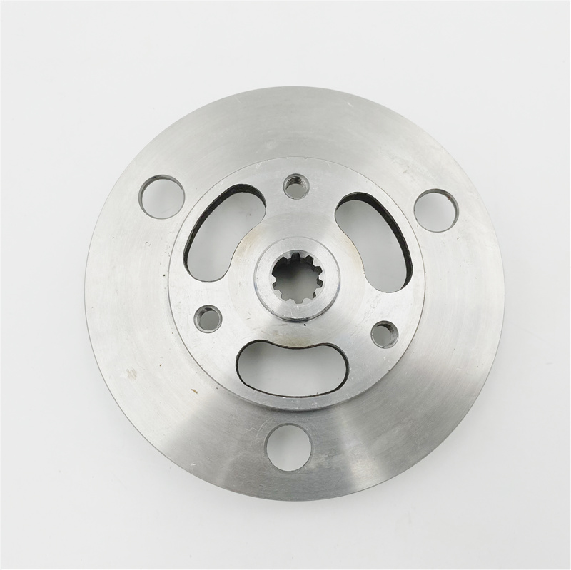 适用睿彩QS100T韵QS125T-2/4B/5A丽彩瑞梦磁电机风扇风叶固定板座