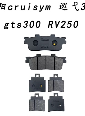适用 三阳cruisym 巡弋300 gts300 RV250前后刹车片刹车皮碟刹片