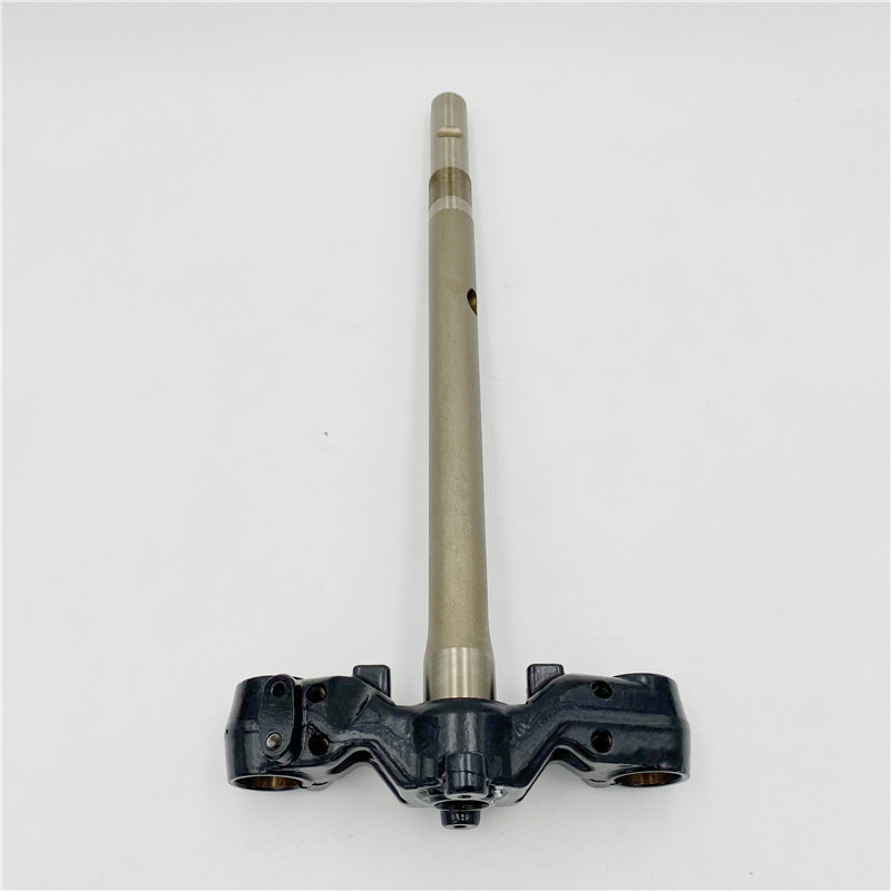 适用铃木VN-VM-VF100摩托车HJ100T-8/8C下联板方向柱下三星立柱管