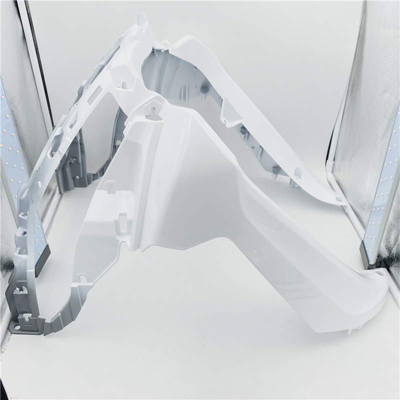 适用铃木国四电喷USR125 HJ125T-21前围前下护罩鱼嘴前护围外壳