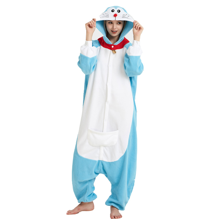 欧美哆啦A梦动物演出服连体睡衣