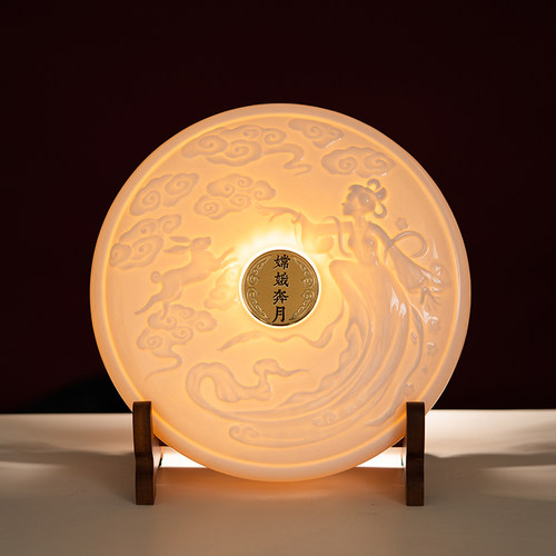中润瓷嫦娥奔月中国风陶瓷酒器