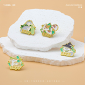 灵徽 原创MBTI周边16型猫格可爱小猫金属徽章胸针送朋友生日礼物