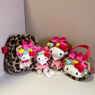 发卡蝴蝶结包租婆公仔 kitty公仔爆款 美国三丽鸥限定绝版 Hello