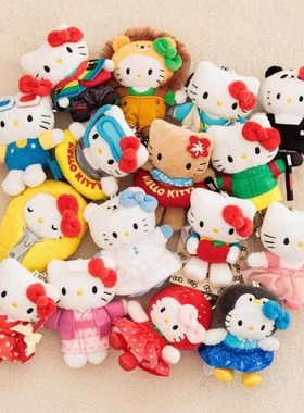 日本三丽鸥Sanrio *andST联名 me%第四弹hellokitty 变装系列挂件