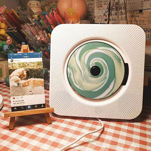 DVD机壁挂式cd机播放机听专辑EXO边伯贤便携挂墙光碟听歌插优U盘7