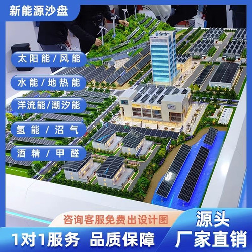 专业沙盘模型定制楼盘地形地貌立体场景制作工业园农业新能源定做