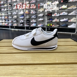 Nike耐克男童女童鞋魔术贴经典透气轻便缓震运动休闲阿甘鞋904769