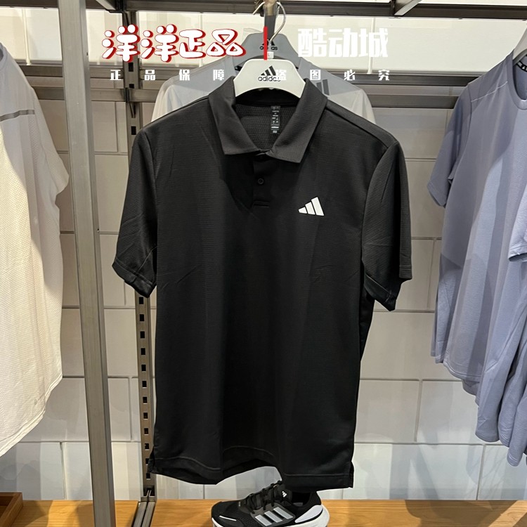 阿迪达斯男夏运动休闲POLO衫短袖