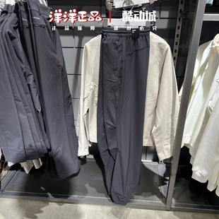 正品阿迪达斯26年新款女子梭织透气宽松运动休闲束脚伞兵裤KS2851