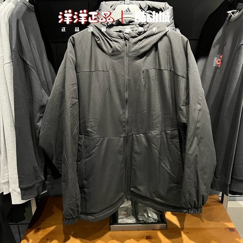 阿迪达斯冬季男运动休闲棉服外套