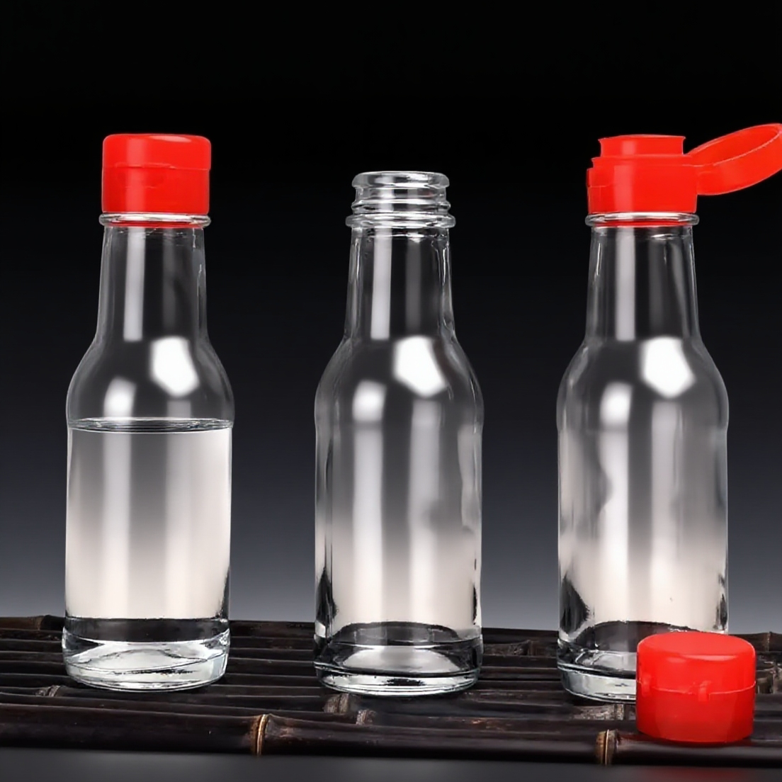酱油醋厨房调味瓶玻璃品鉴空瓶