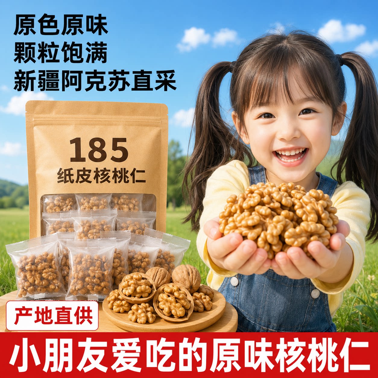 问君新疆生核桃仁200g独立小包装图片