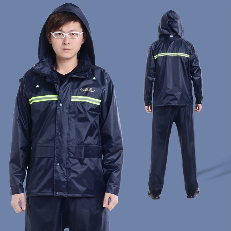 正品天堂套装雨衣雨裤成人分体男加厚户外徒步骑行防水女有袖雨披