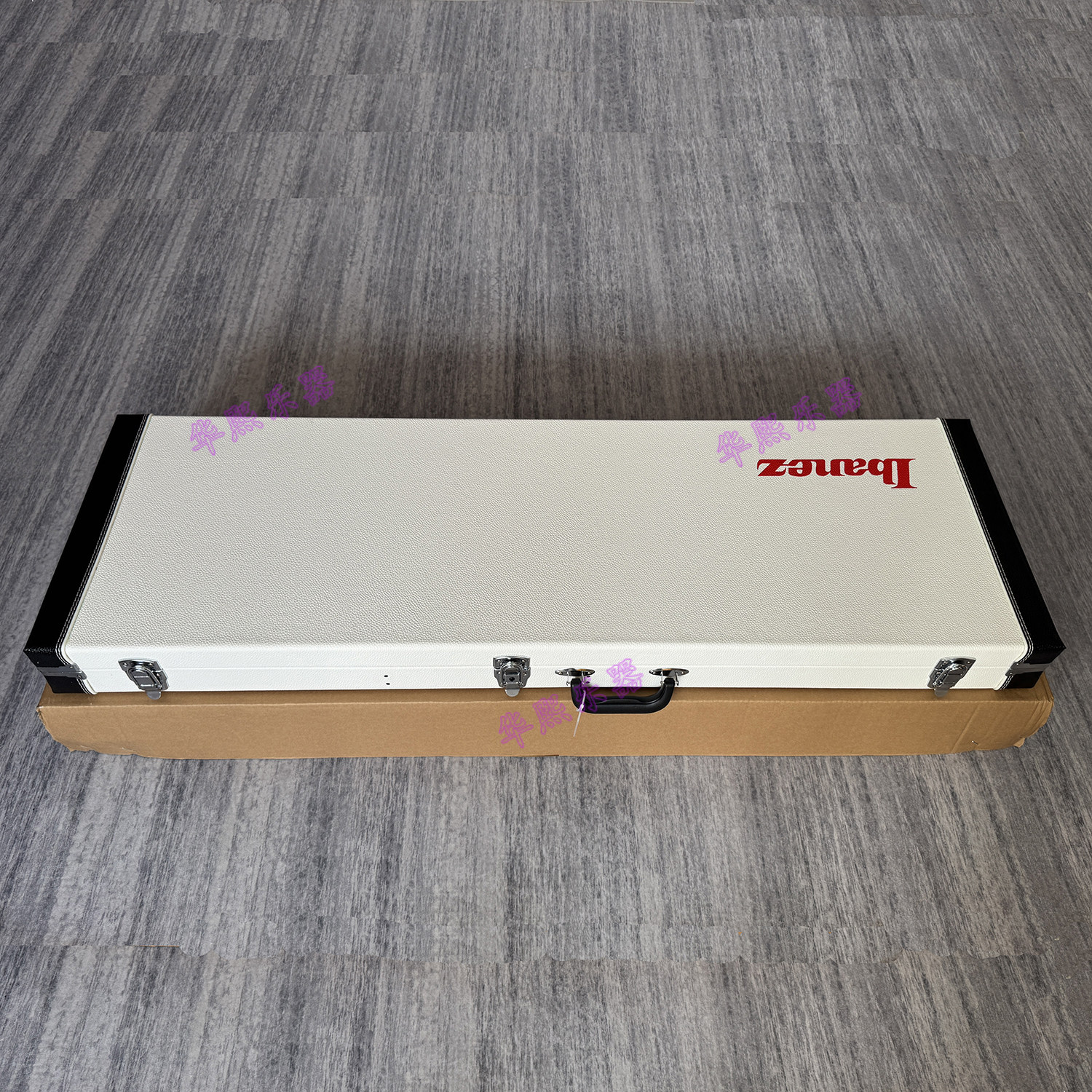 Ibanez依班娜四弦五弦贝斯专用琴盒 高雅白色带锁贝司bass琴箱