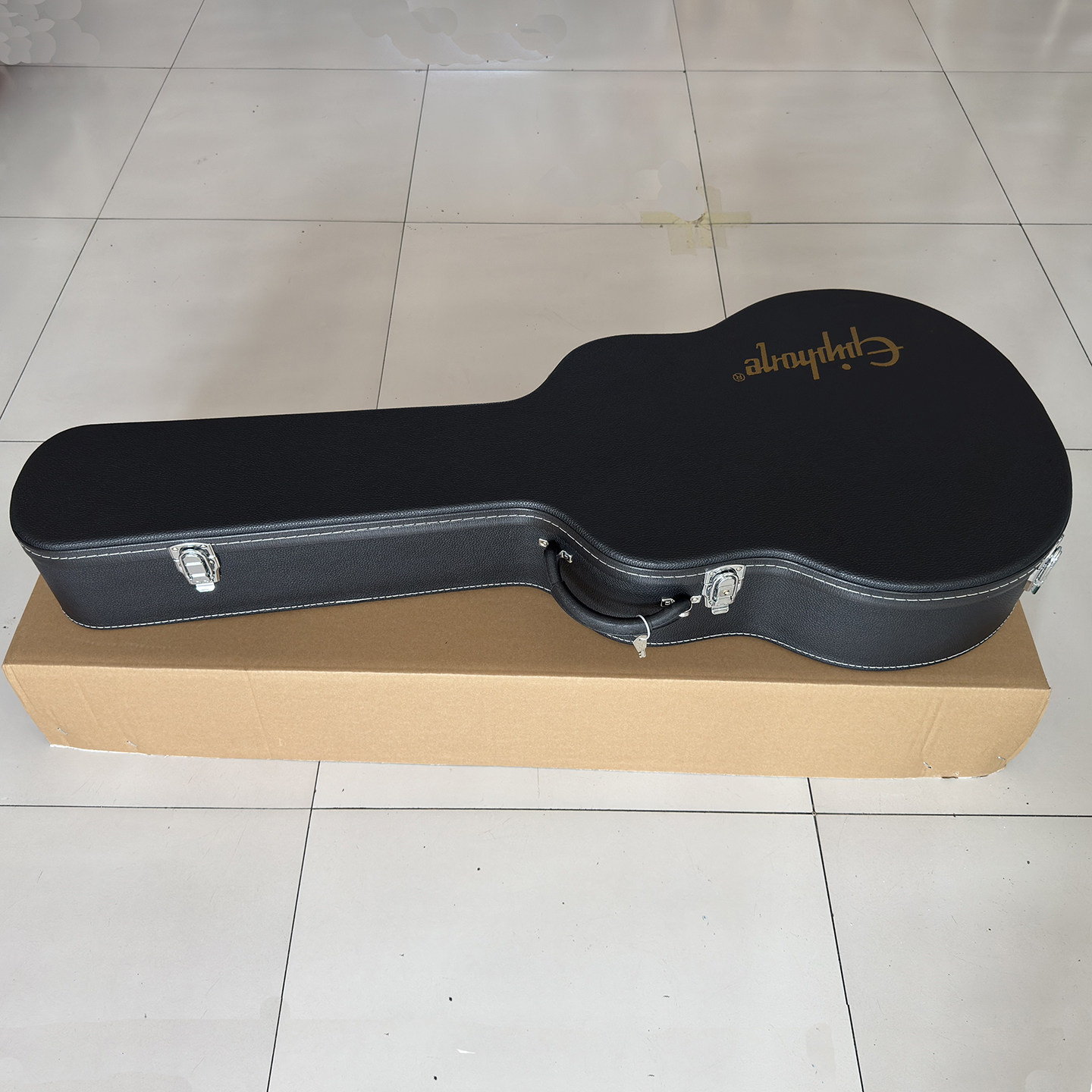 Epiphone易普锋J200 蜂鸟鸽子木吉他专用琴盒 42寸高档带锁琴箱