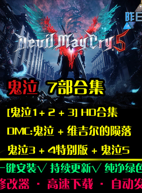 鬼之泣1/2/3/4/5/DMC7部ACT动作冒险闯关战斗PC电脑单机游戏合集