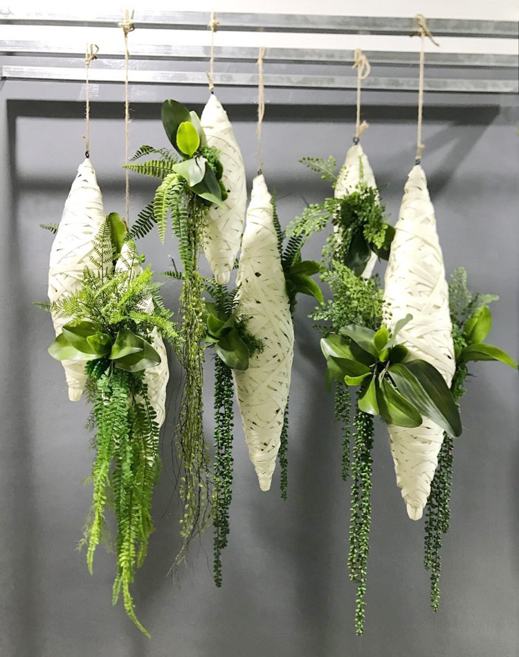 创意仿真多肉植物壁挂绿植挂件客厅酒吧餐厅空中吊饰装饰品吊件