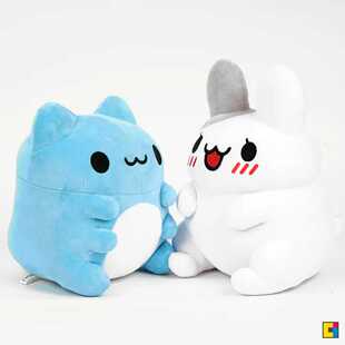 台湾正版猫猫虫咖波capoo坐姿娃娃毛绒安抚玩偶公仔可爱解压玩具