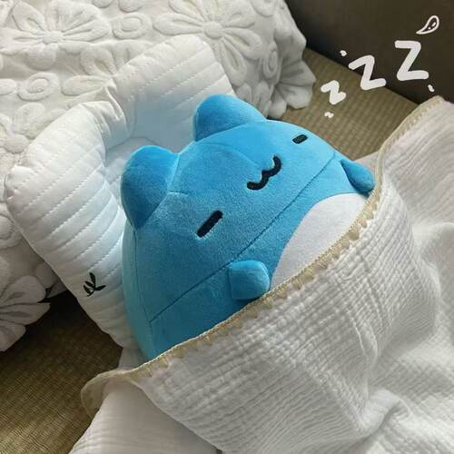 可爱胖胖咖波猫猫虫毛绒抱枕玩偶