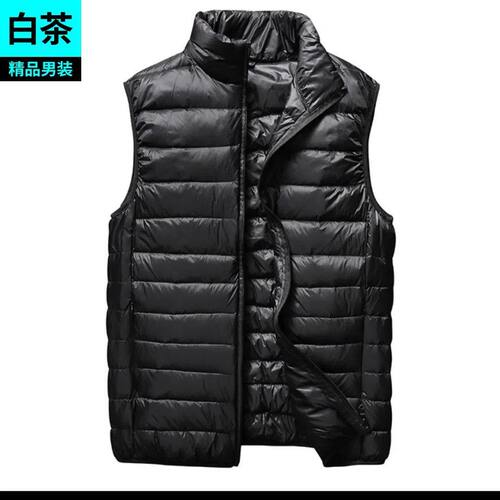 春秋冬羽绒棉服马甲男士高品质韩版保暖背心轻薄修身外套短款坎肩