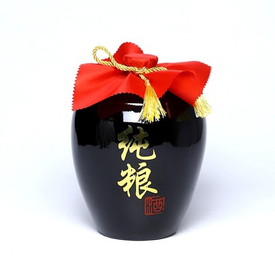 家用酒坛酒罐密封黑釉