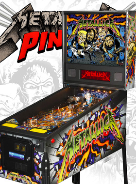 METALLICA乐队弹珠机 Pinball 摇滚乐 Stern美国原装进口中国现货