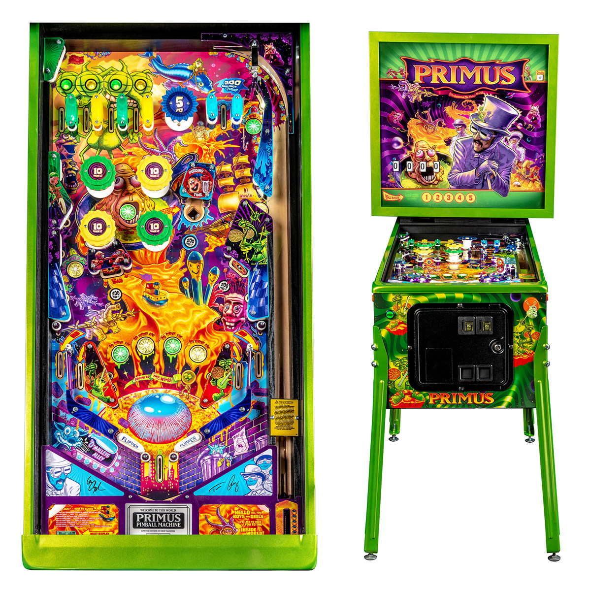 美国煤油灯乐队弹珠机Primus Pinball全球限量100台 全新进口