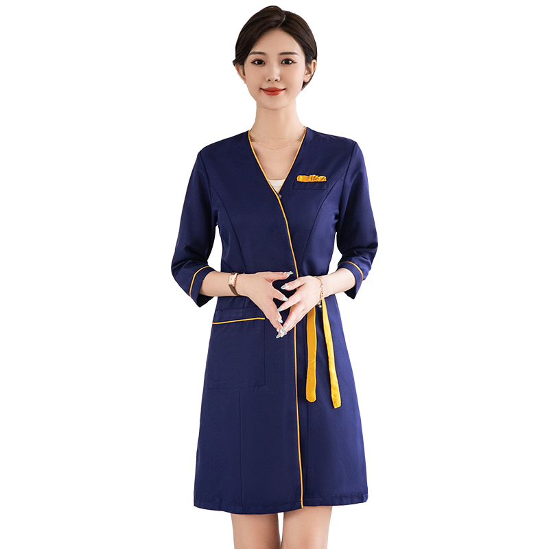 美容院工作服舒适柔软显瘦修身