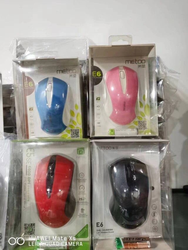 무료 배송 MITU E9 자동 절전 무선 마우스 데스크탑 노트북 컴퓨터 사무실 홈 컬러 페인트
