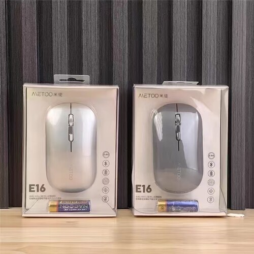 米徒E16SE无线蓝牙双模两用无线鼠标静音笔记本台式电脑通用超薄