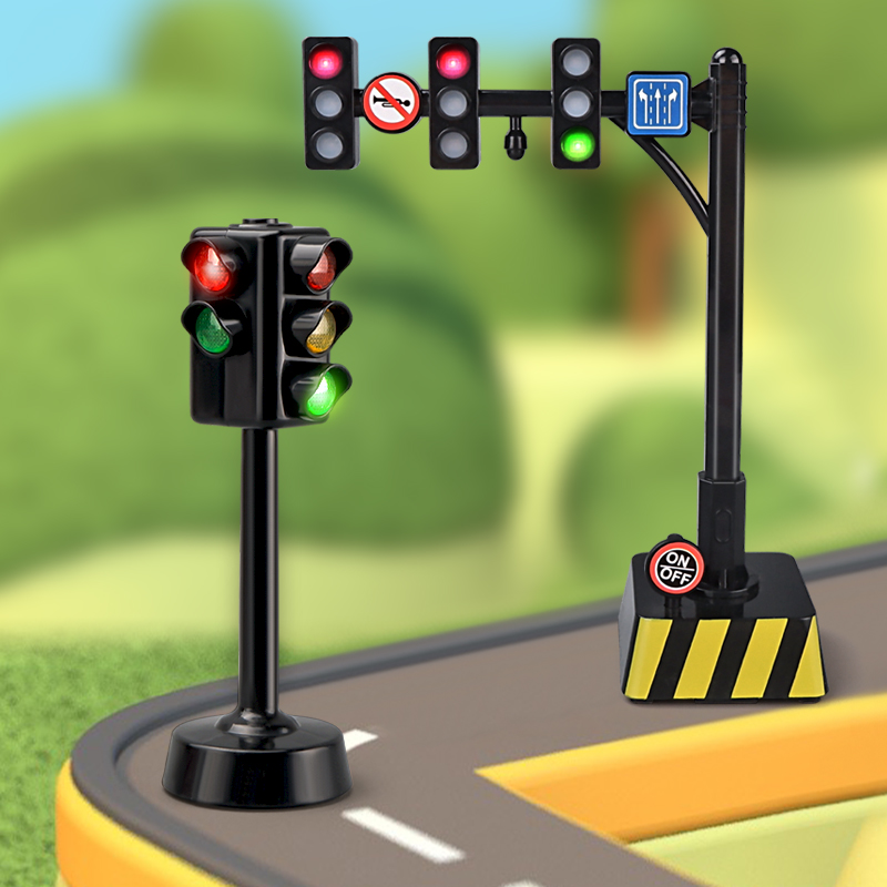 卡威红绿灯交通信号灯模型玩具