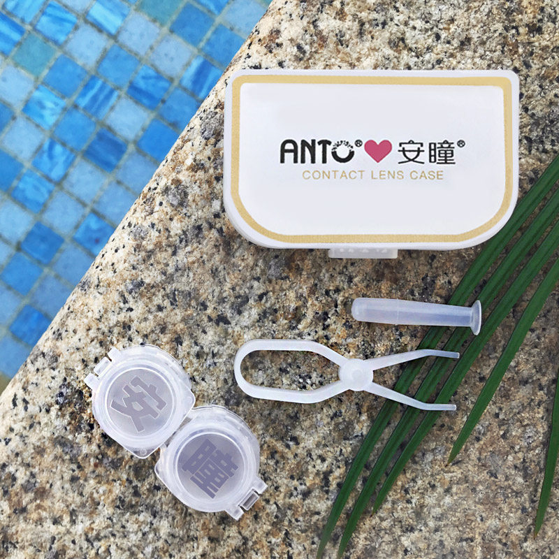 Ann. US-pupil Japanese Contacts Companion box Clamp Suction wand Cleaner Wear tool Double Care Boxin the Contacts/Care solution , Contacts Couples  category - from Buy2taobao.com to provide professional Taobao agent buy service