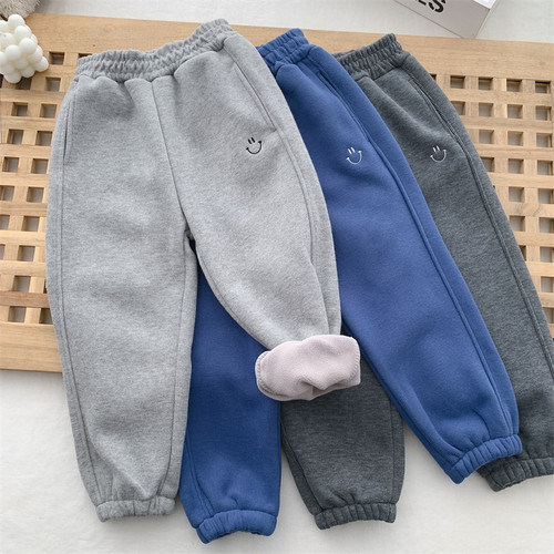 长裤米呢刷毛绒卫裤不起球裤子