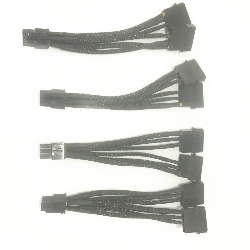 COMPUTER HOST INTERFACE: D-PORT LARGE 4P TO GRAPHICS CARD 6PIN POWER SUPPLY POWER SUPPLY ADAPTER HEAD CONNECTION CABLE MODULE