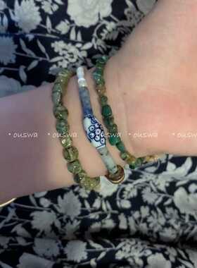 新中式手串ouswa天然石复古