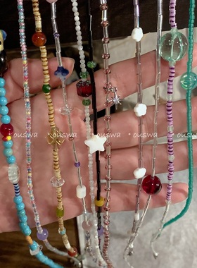 ouswa原创*飘摇的南方，夏日小众设计感少女ins百搭锁骨链项链