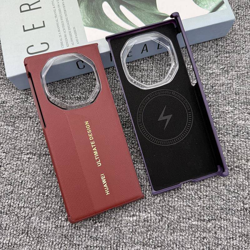 原装同款适用华M为ateXT三手机壳非凡大师折叠高端超薄全包磁吸防摔保护套XTs保真皮中轴护男女新款简约商务图片