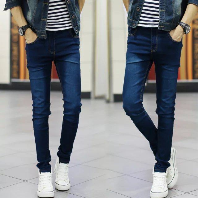 Jeans pour adolescent pieds Slim pour Quatre saisons - Ref 1465903 Image 1