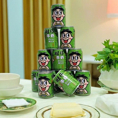 饮品山东省旺仔牛奶旺旺6罐