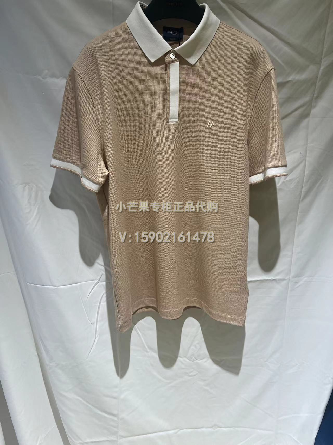 DANIEL HECHTER/丹尼爱特专柜正品2024春夏短袖T恤POLO衫DT51916