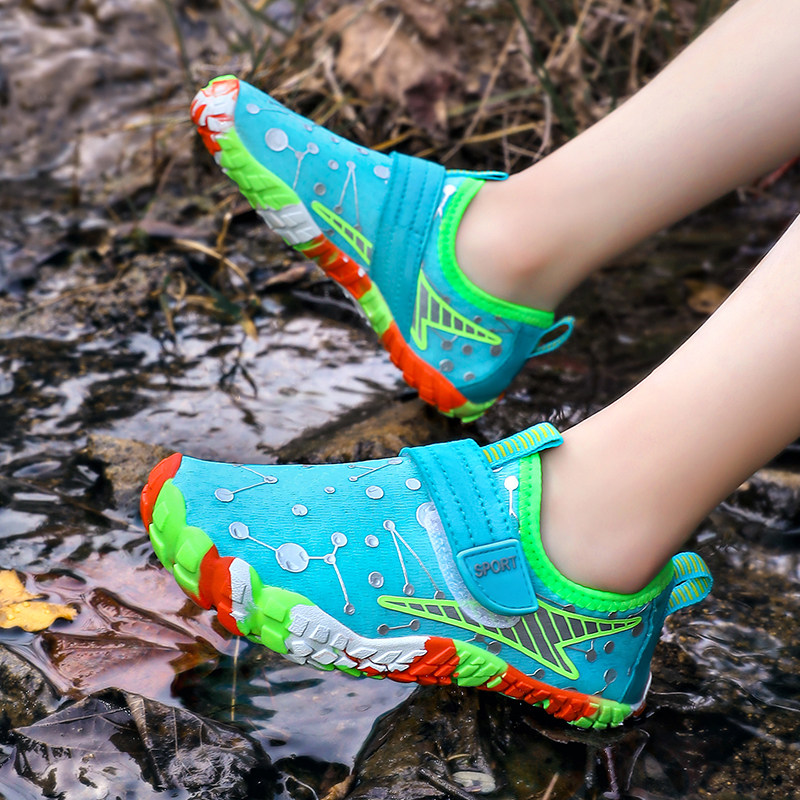 儿童沙滩鞋男女防滑防割溯溪鞋礁石鞋赶海鞋速干涉水鞋海边玩水鞋