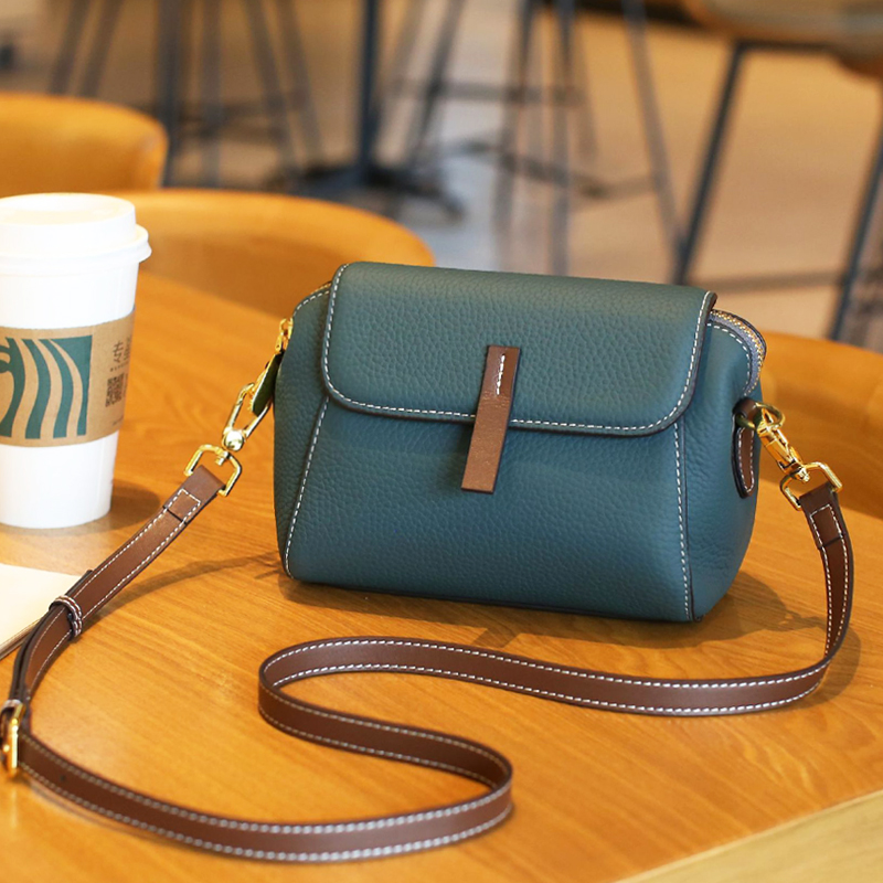 牛皮女包斜挎单肩包女式小包包