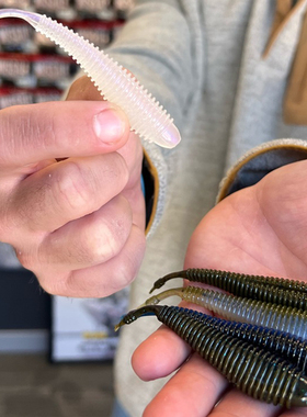 鱼型软饵 3寸3.5寸4.5寸 螺纹针尾鱼 MISSILE BAITS  Spunk Shad