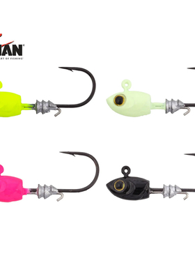 微型铅头钩 鱼形头 美国Zman进口Micro Shad Headz 铅头钩 精细