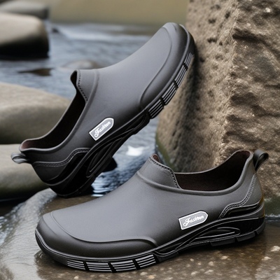 男式雨鞋低帮夏季防水轻便胶水鞋