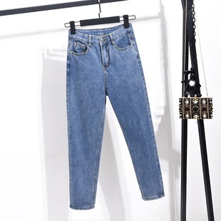 显瘦萝卜老爹哈伦裤 牛仔裤 修身 2025年新款 女直筒宽松春季