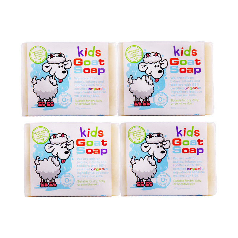 双12预告：Goat Soap 手工山羊奶皂 儿童款 100g  4块装 *2套